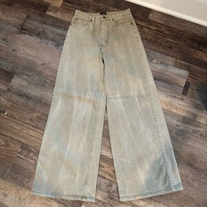 Urban outfitters bdg wide leg a wide khaki tan jeans